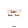 Wholesale 8pcs Aesthetic Alphabet Letter 3oz Tumbler Stickers Wrap
