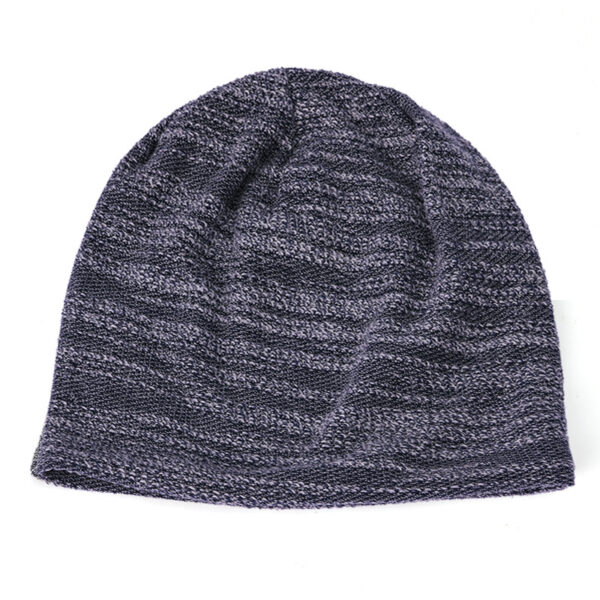 oly-a68e6b0414def267663d1fec4a4e3a1f Wholesale Striped Acrylic Knit Beanie Cap Unisex Warm Dome Hat for Everyday Wear