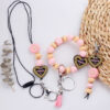 oly-a69dc8b5593d5ae39d3d28114d997b7a Wholesale Cartoon Silicone Bead DIY Bracelet and Keychain Trendy Fashion Accessory for Women