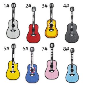 Guitar cloth stickers 8 pieces