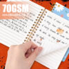 oly-a6d9eb657bb578d229cb4647976cff1c Wholesale Trendy Halloween Jack O Lantern A6 Spiral Notebook 80 Sheets Party Favor