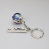 Wholesale Double Sided Ball Keychain Metal Custom Photo Key Ring for Gift Souvenir