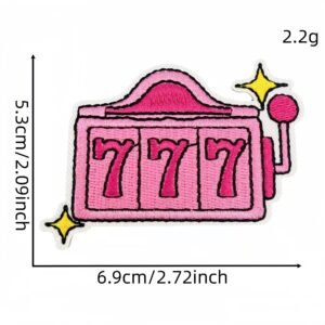 Cartoon Black and Pink Cloth Patch #8