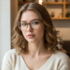 Wholesale Retro Cat Eye Fashion Glasses Anti Blue Light Black Red Frame Trendy Women's Eyewear