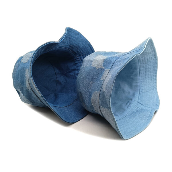 oly-a6f505465f7891b5d6ef30779fba77a3 Wholesale Navy Blue Denim Fisherman Hat Sun Hat Casual Outdoor for Women Men
