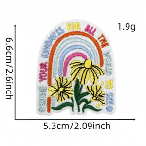 Colorful english cloth stickers 14#