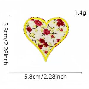 Love heartbreak cloth sticker 3#Yellow