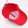 Wholesale Classic Red Canvas Baseball Cap Sunshade Hat Fashion Accessory