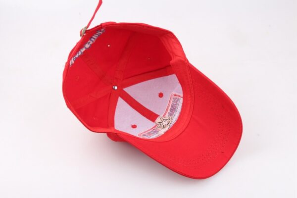 Wholesale Classic Red Canvas Baseball Cap Sunshade Hat Fashion Accessory