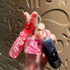 oly-a7aba20993098d12726e5cde58b460b1 Wholesale Acrylic Oil Infused Strawberry Bear Keychain Bag Charm Car Key Accessory Gift OLY Exclusive