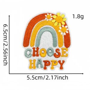 Colorful english cloth stickers 1#