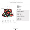 Wholesale Strawberry Pattern Fisherman Hat Fashion Sunscreen Hat for Students Casual