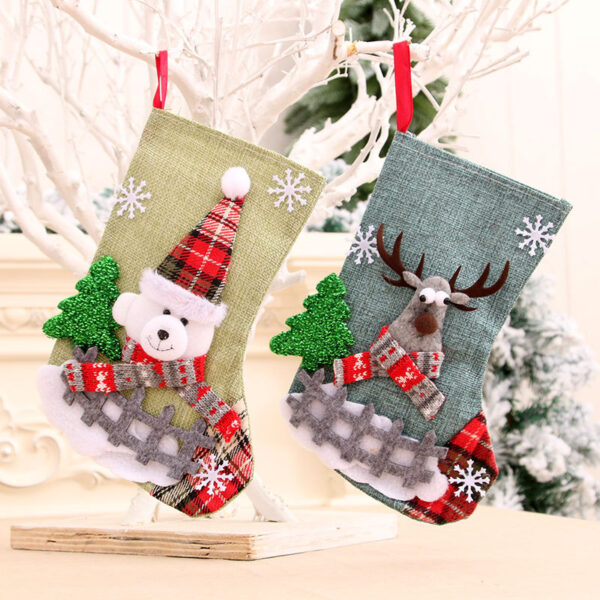 oly-a80a7e204ccded11917fcbfc52875ba1 Wholesale Santa Claus Christmas Stocking Boutique Home Decor Gift Bag