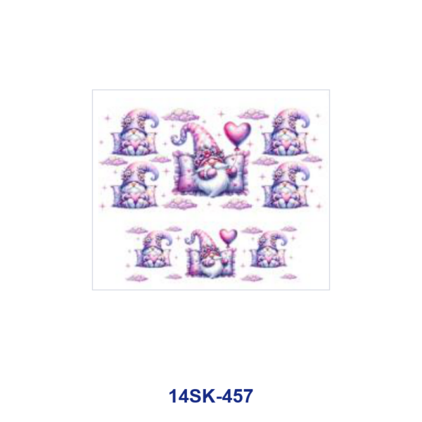 oly-a81f0e9fb284c74b3c972dd1da7c1ccf Wholesale 2/4/8pcs Pink Valentine Mini Cup Keychain Sticker
