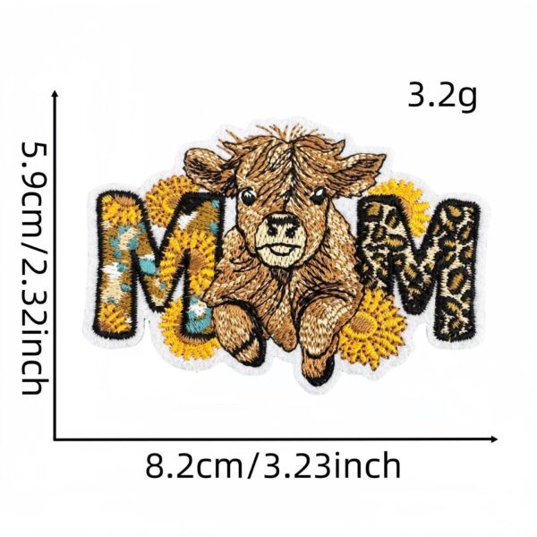 Wholesale Trendy Yak Embroidery Patch for Bags Clothing Iron On Resale