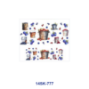 oly-a826a9b375a4ec31220c751237bbb8a2 Wholesale 2/4/8pcs Watercolor Floral Fruit Print Mini Cup Keychain Sticker