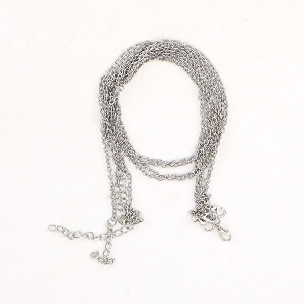 oly-a8519af6ae3887884c7903f0e198462a Wholesale Electroplated Iron O-Shape Chain Necklace for DIY Jewelry Making