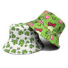 Wholesale Frog Pattern Bucket Hat Sun Protection Cartoon Beach Hat for Women