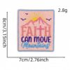 Wholesale Trendy Cartoon Colorful English Embroidered Quote Patches Decorative Clothing Accents DIY Craft Supply