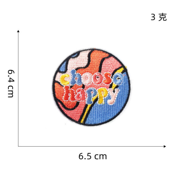 Wholesale Fashionable Decorative Iron-On Embroidery Patches Polyester Thread Cartoon Design DIY Accessory for Resale