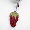 oly-a89df6b5657064b4047f2551b31aab9a Wholesale Rhinestone Grape Fruit Keychain Zinc Alloy Car Key Accessory Bag Charm