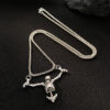 oly-a8a1706536cb8113607fac29c9d10983 Wholesale Gothic Skull Pendant Necklace for Halloween Punk Hip Hop Fashion Accessory