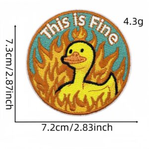 Flame cloth patch 6#