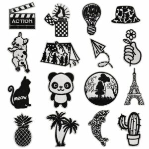Black cloth sticker 3#