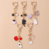 Wholesale Cute Cat Paw Keychain Zinc Alloy Cartoon Keychain Gift Accessory