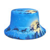 Wholesale Chic Deer Pattern Reversible Fisherman Hat for Sun Protection
