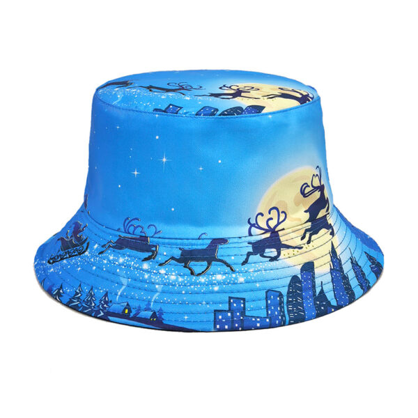 Wholesale Chic Deer Pattern Reversible Fisherman Hat for Sun Protection