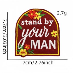 Colorful english word cloth sticker 7#