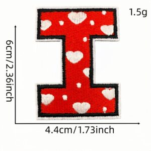 English alphabet cloth sticker i