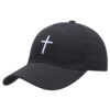oly-a9509656000b06d769a242f4b155051f Wholesale Fashion Cross Embroidery Dad Hat Cotton Baseball Cap Adjustable Resale Style