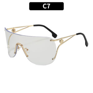 C7-gold frame blue film white film