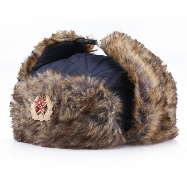 oly-a95f551483aed483ffb6c8105ebd737c Wholesale Red Soviet Ushanka Hat Winter Windproof Unisex Fashion Accessory Gift
