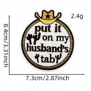 Colorful english word cloth sticker 6#