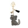 oly-a9783d4963590b6ffad61faf596ad55c Wholesale Trendy Rhinestone Cat Keychain Charm Boutique Bag Charm with Tassel for Gift Giving