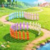 Wholesale Pastoral Miniature Pine Fence Ornament Decorative Accent for Succulent Garden Micro Landscape Resale