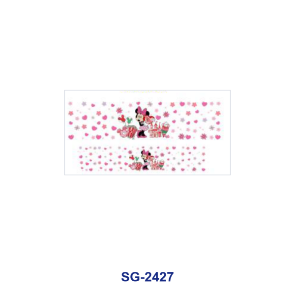 Wholesale 8pcs Mixed Perfume Beauty Cartoon Character Print 3oz Cup Stickers Wrap OLY Exclusive