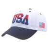 Wholesale Embroidered American Flag Cotton Baseball Cap for Everyday Wear