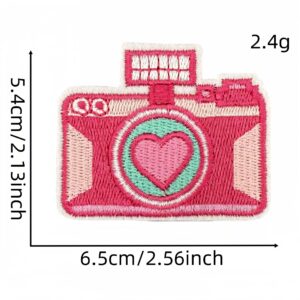Pink series cloth stickers 25 #
