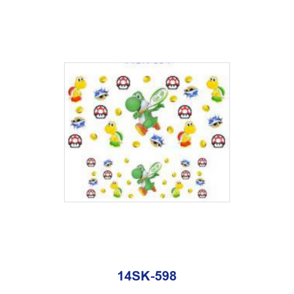 oly-a9cf11937e810460883da64625745955 Wholesale 2/4/8pcs Classic Game Cartoon Print Mini Cup Keychain Sticker OLY Exclusive