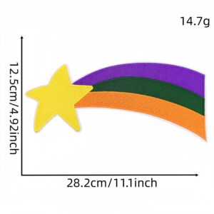 Meteor Five-Pointed Star Fabric Patch #2