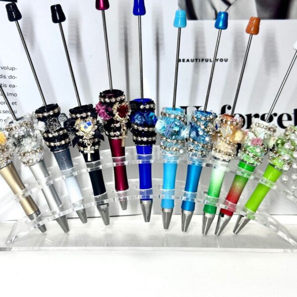oly-aa0927a3a8aa19304149a47ad256c8e4 Wholesale Trendy DIY Beaded Pen with Wing Design Fashionable Office Decor Accessory