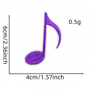 Musical note cloth sticker 19#