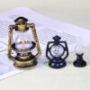 Wholesale Retro Miniature Kerosene Lamp Model - Plastic Resin Home Decor, Trendy DIY Accent for Boutique Resale