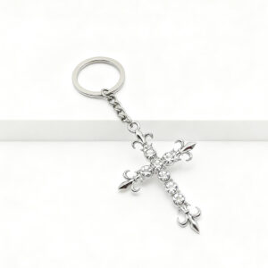 Wholesale Modern Cross Keychain Stylish Car Key Accessory Bag Charm for Everyday Use