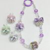 oly-aa96c6cb4588dc13e71434f602877d7d Wholesale Light Blue Acrylic Crown Beaded Phone Chain Charm for DIY Jewelry Accessory