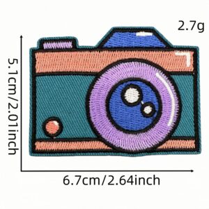 Cartoon camera cloth sticker 8 #